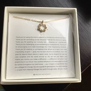 NIB! Bryan Anthonys Teacher Necklace 14k Gold